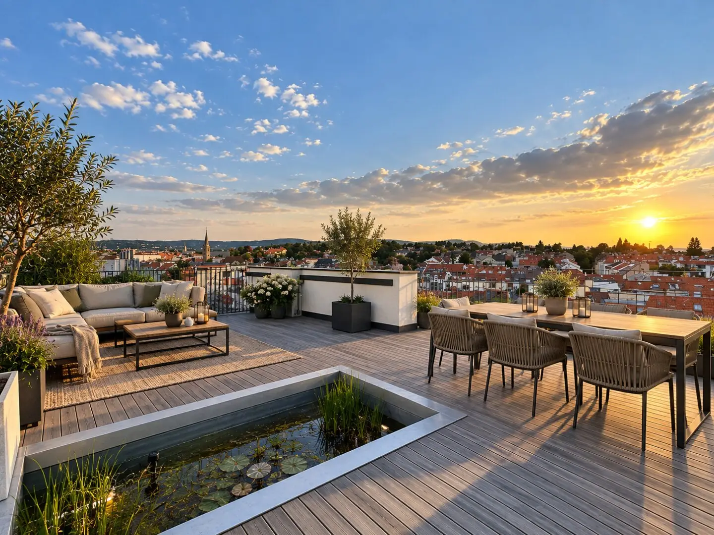 Maisonette Penthouse with Rooftop Terrace and Panoramic Views