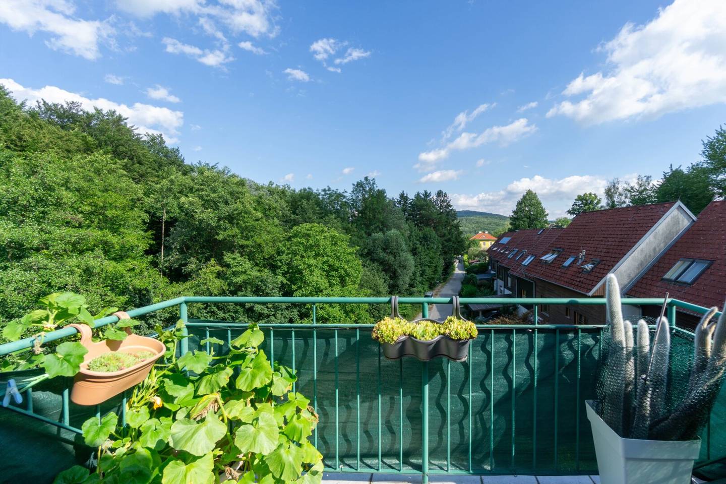 Dachgeschoßwohnung mit zwei Terrassen und Waldrandlage