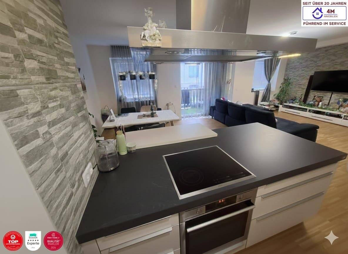 Bright new build apartment with loggia near Rennweg