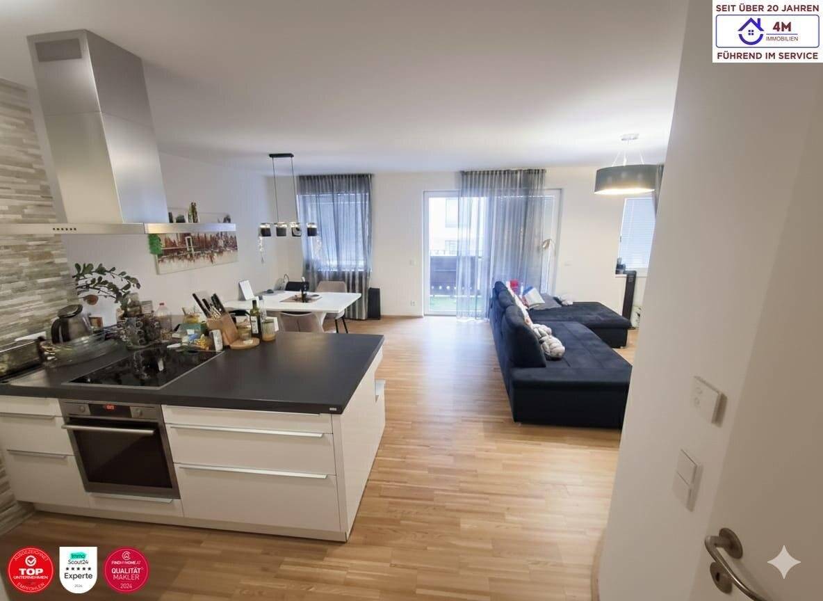 Bright new build apartment with loggia near Rennweg