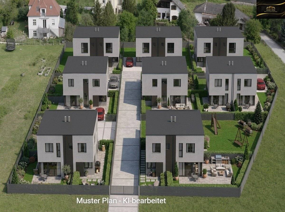 Moderne Doppelhaushälfte mit Garten Terrasse und Stellplatz