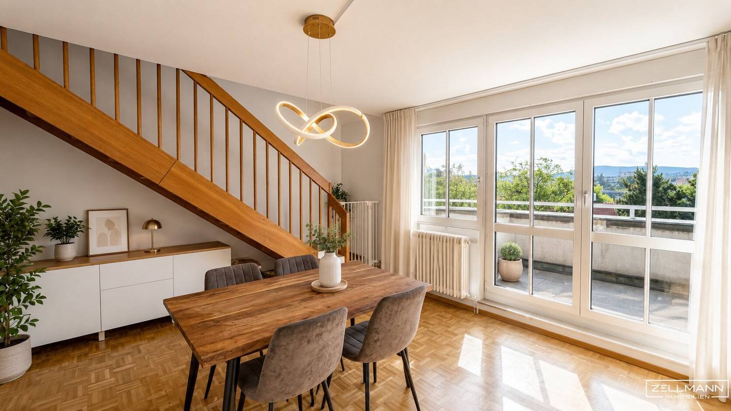 95 m² Wohnfläche mit Terrasse, Weitblick und Garage in Hietzing | ZELLMANN IMMOBILIEN