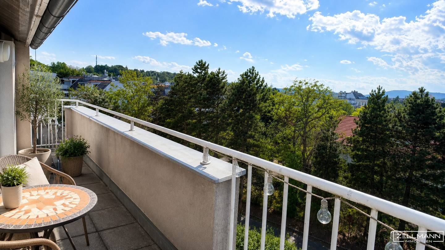 95 m² Wohnfläche mit Terrasse, Weitblick und Garage in Hietzing | ZELLMANN IMMOBILIEN