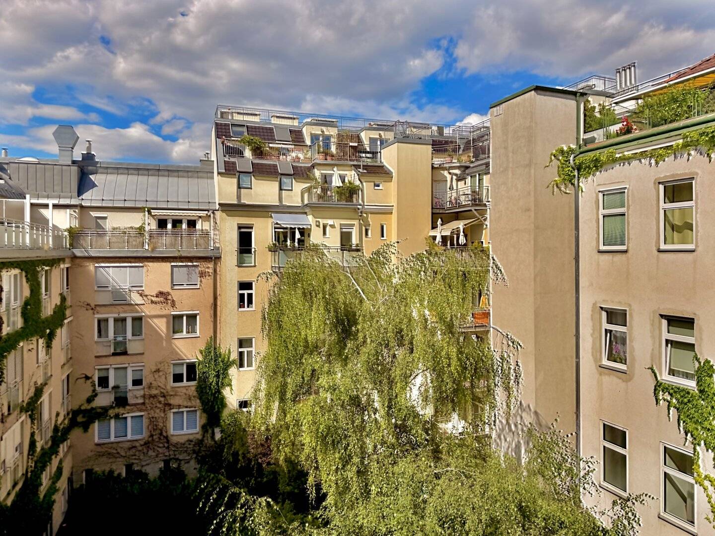 Next to Währinger Park Light filled 2 room apartment with separate kitchen on the 4th floor Plenty of light and storage Ready for occupancy immediately