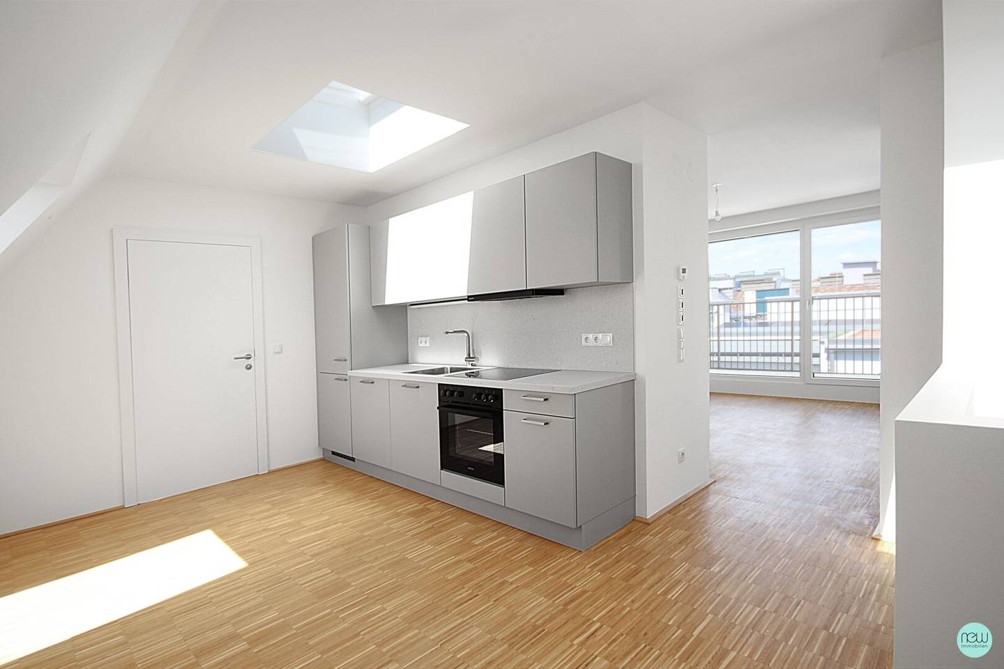 Maisonette apartment with roof terrace and panoramic view