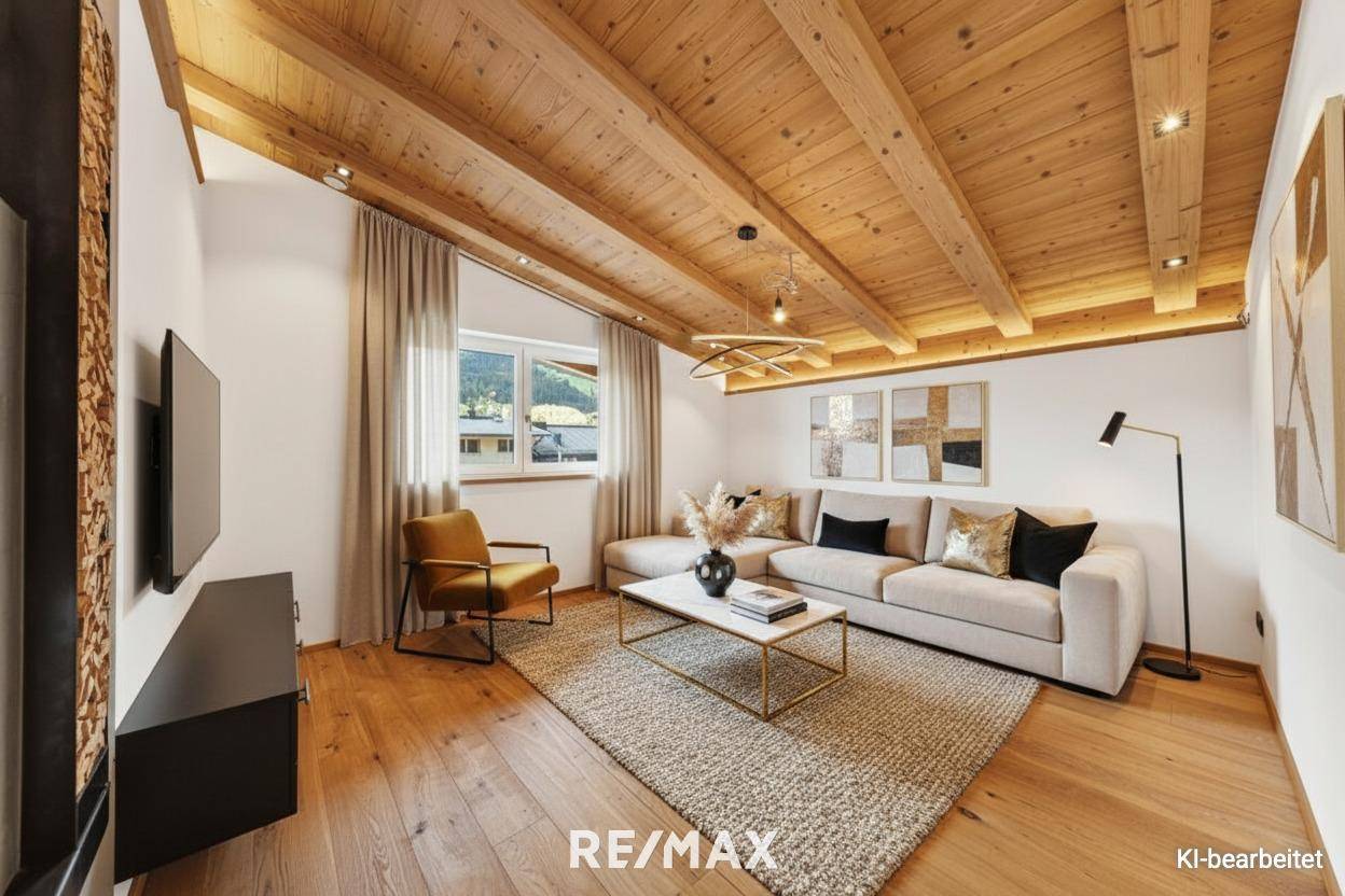 Penthouse mit Bergblick und Dachterrasse in sonniger Lage
