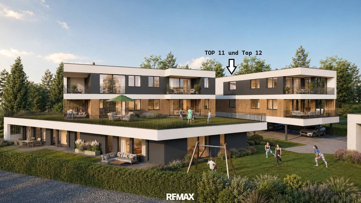 NEUBAU! Noch 3 Wohnungen verfügbar! - Modernes Wohnen mit überdachter Terrasse (TOP11) und Weitblick in Bad Ischl
