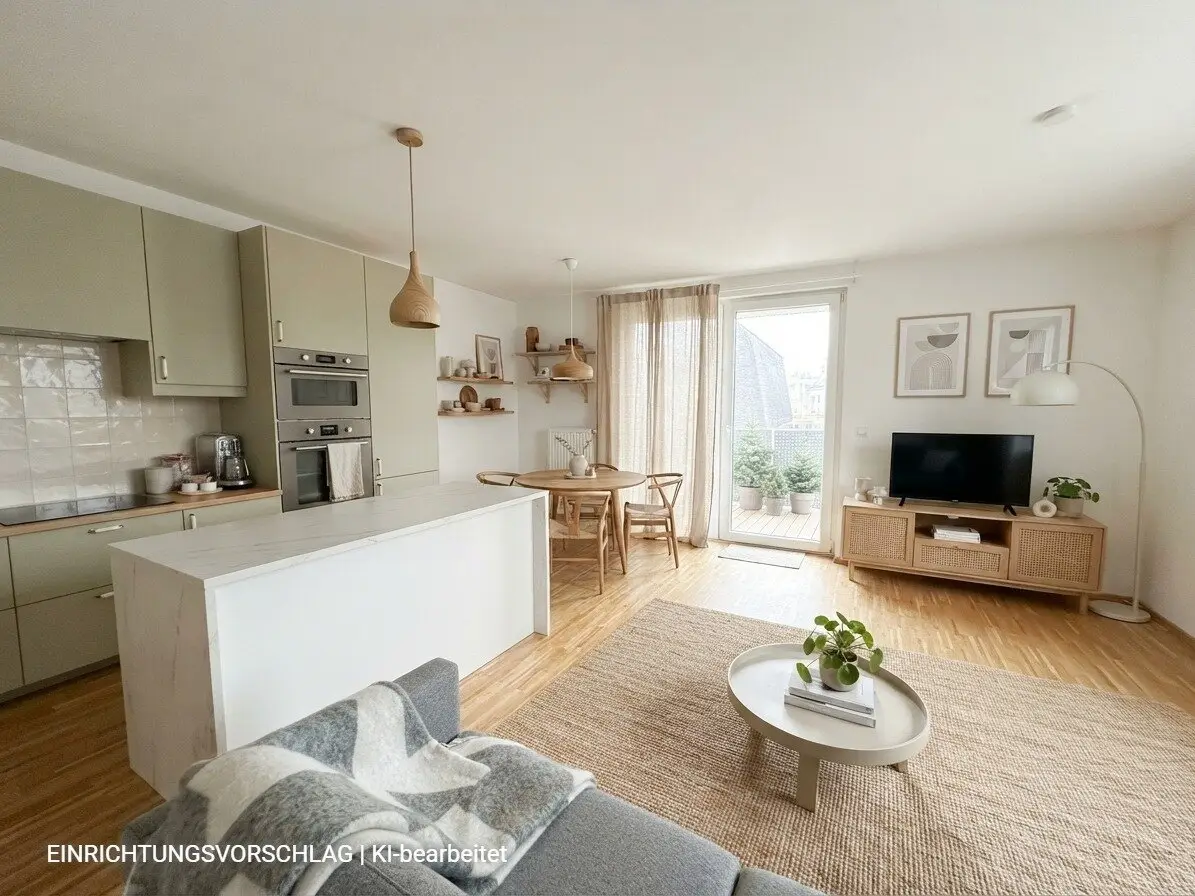 Bright apartment with balcony in southern exposure