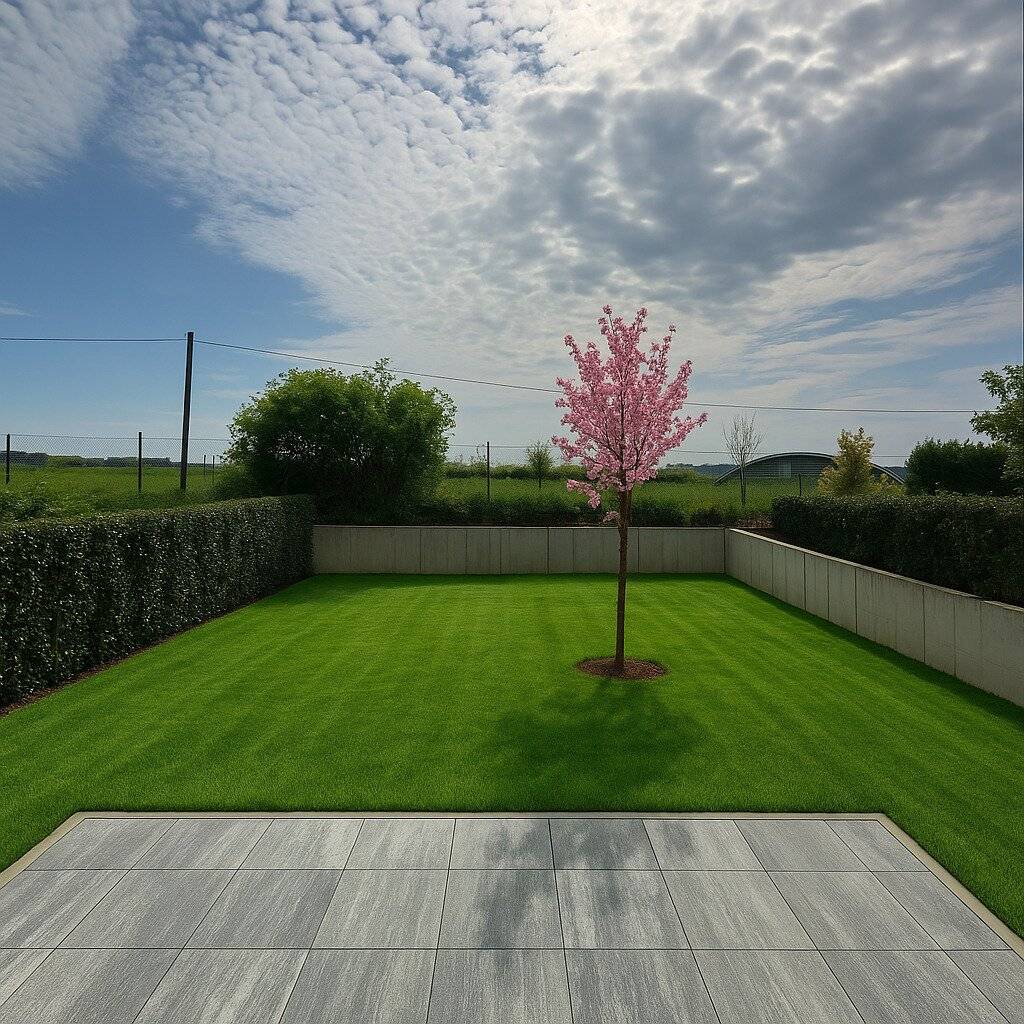Family home with private lake access and south-facing terrace