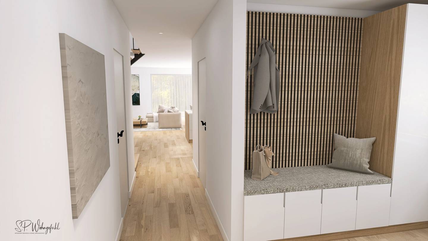 New build semi-detached house with garden and terrace