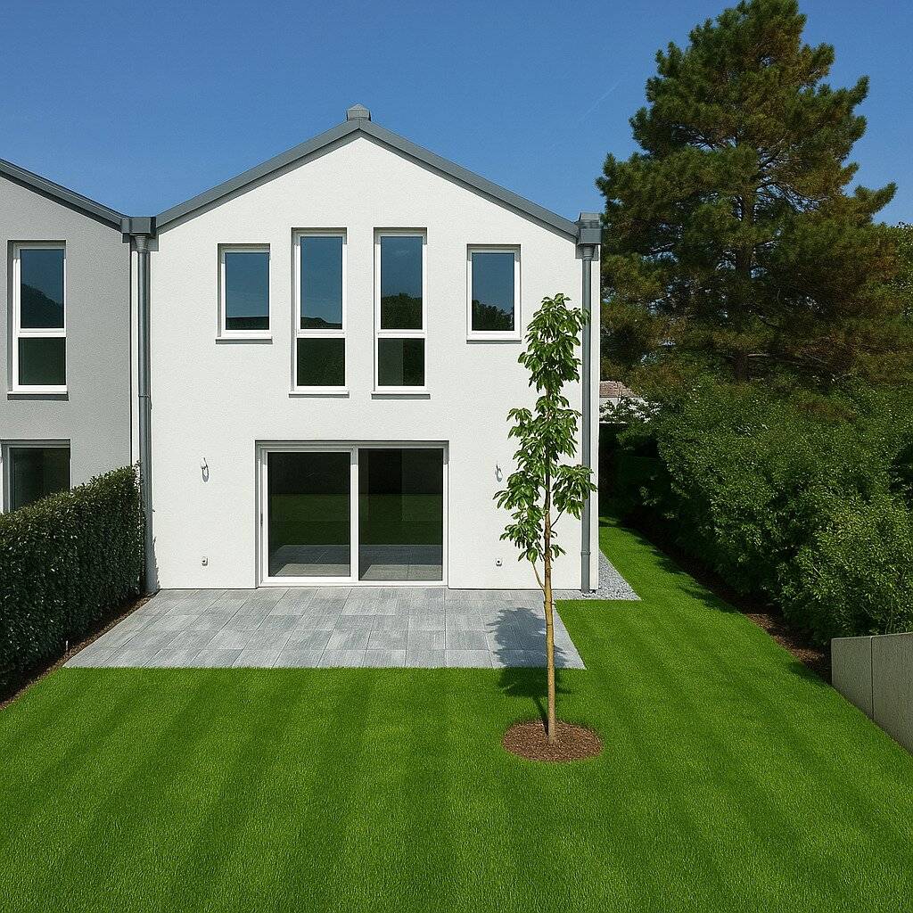 Detached house with garden and lake access in a quiet setting
