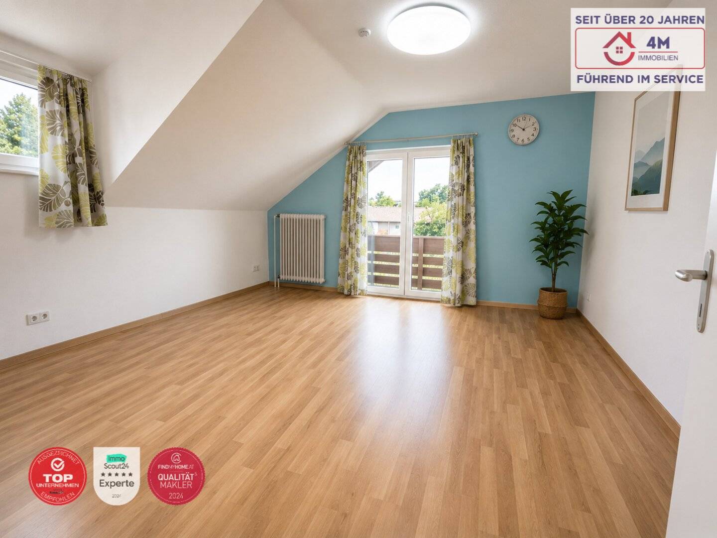 Sonniges Immobilienensemble mit Einfamilienhaus und Mehrparteienhaus