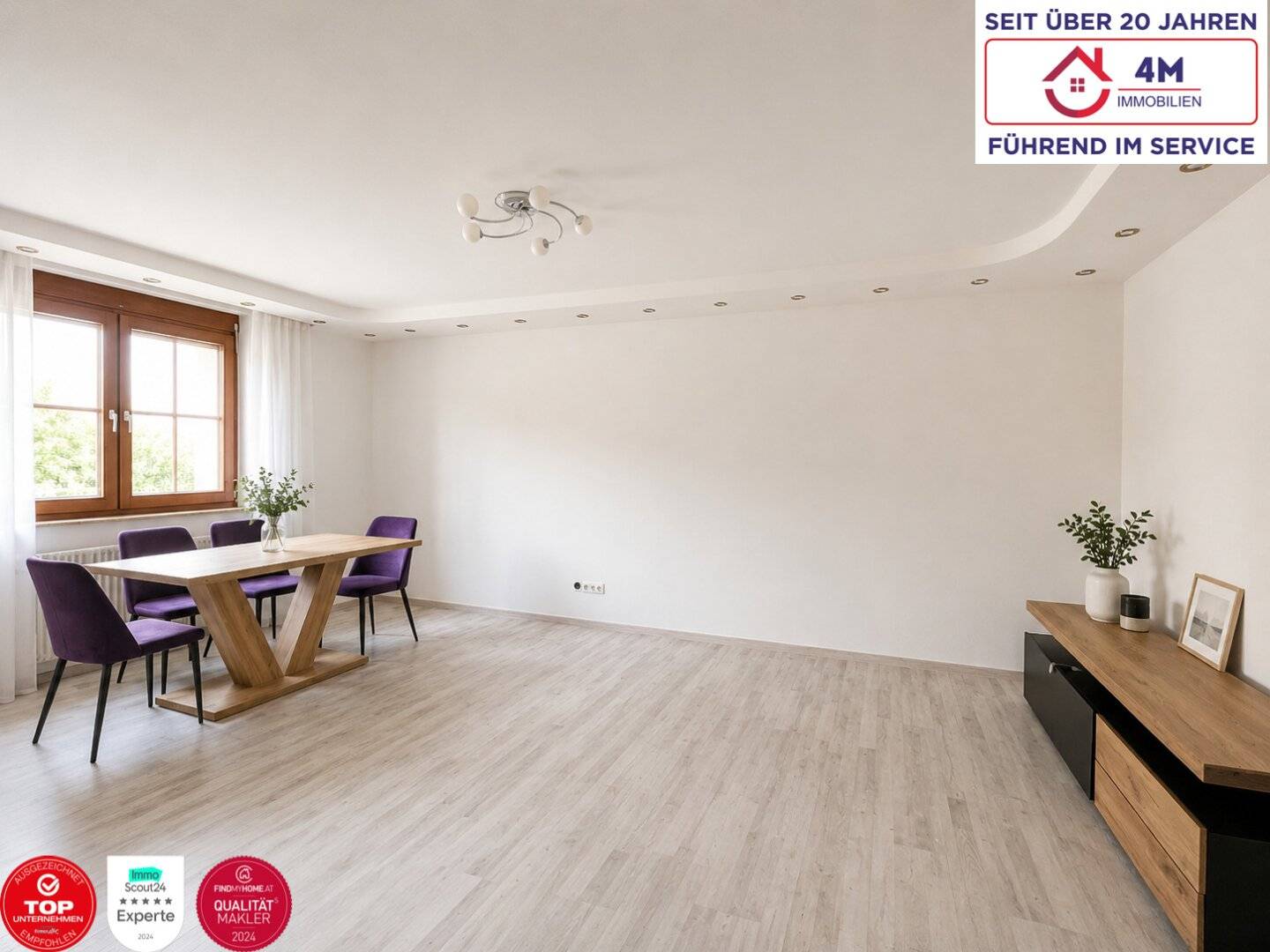 Helle Etagenwohnung mit Einbauküche und eigenem Parkplatz
