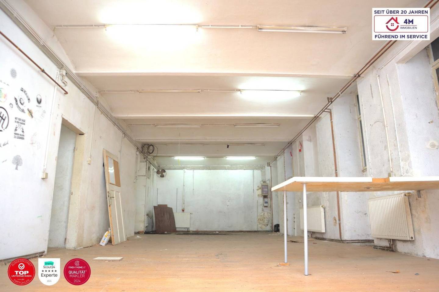 Workshop space in period building with flexible use