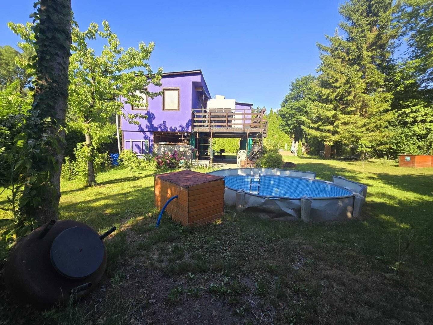 Stilt House by the Danube with Pool and Sunny Terrace