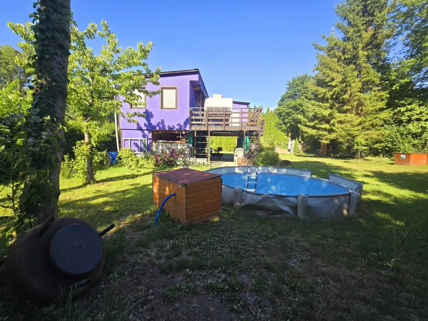 Stilt House by the Danube with Pool and Sunny Terrace