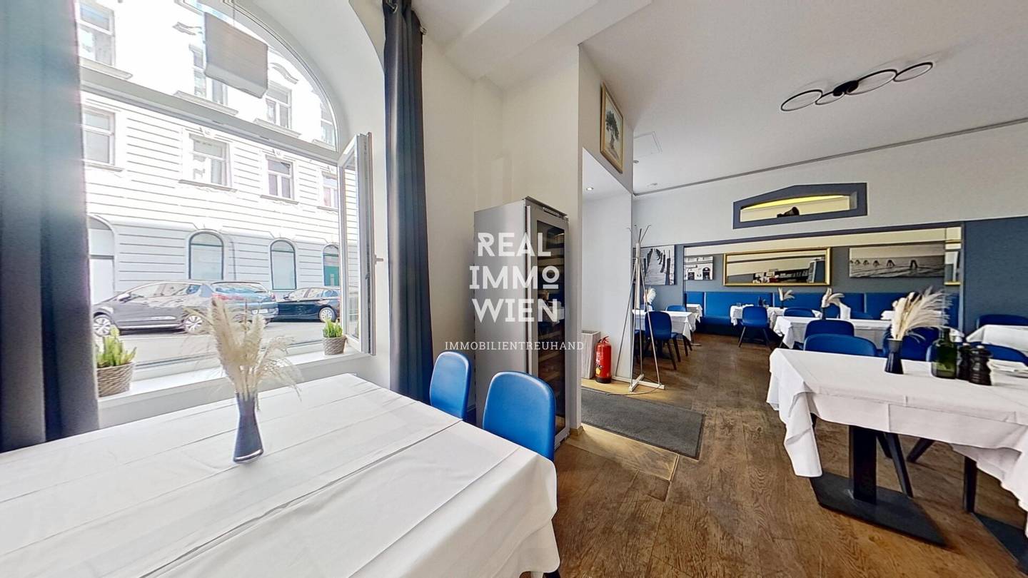 Gastronomy premises with outdoor seating near Praterstern