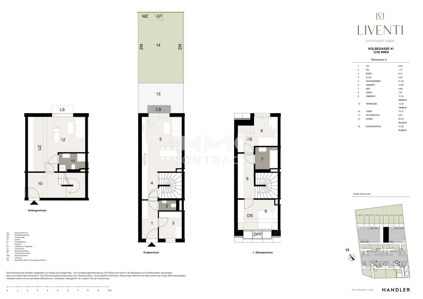 Modern townhouse with garden and hobby cellar