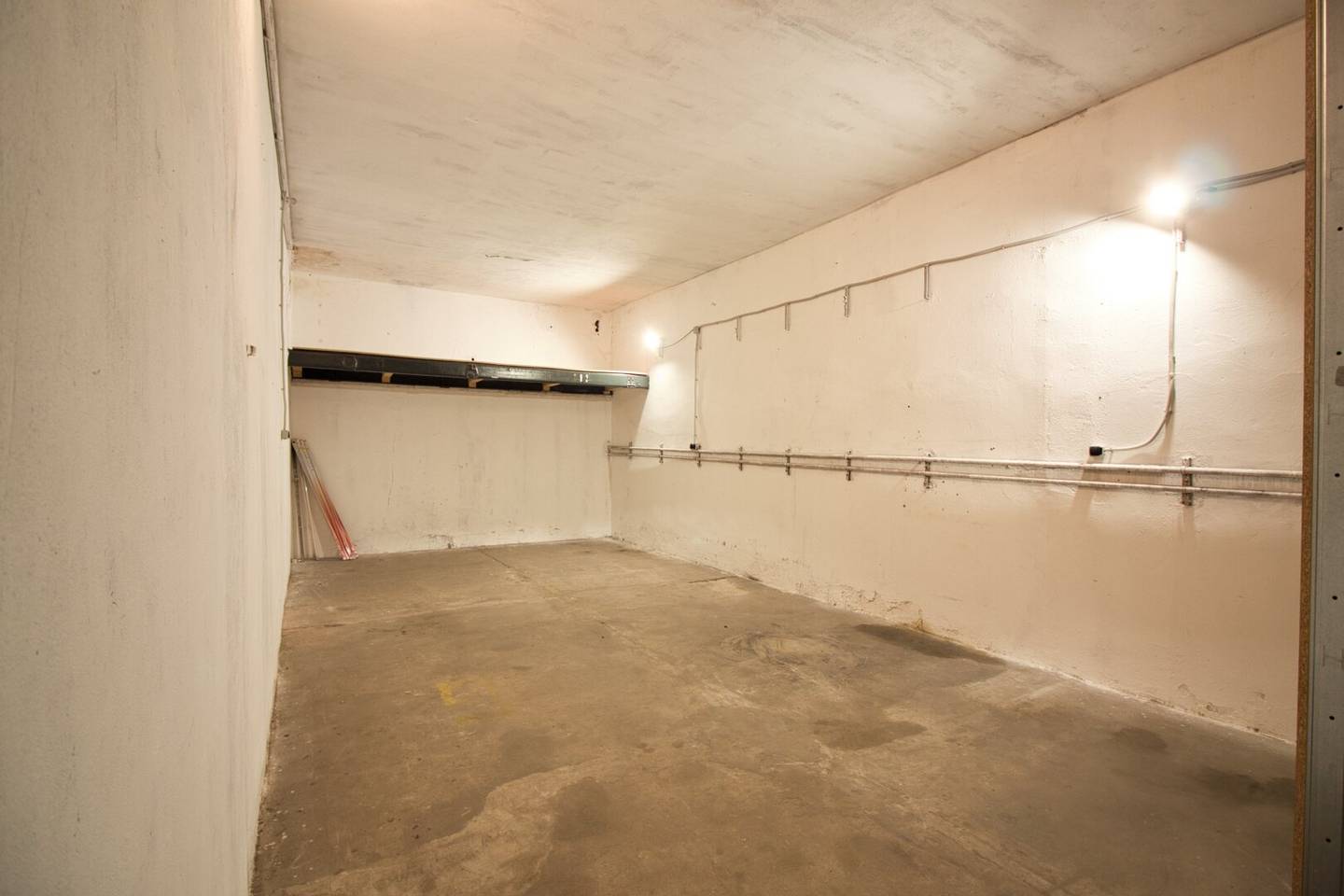 Spacious Storage with Sliding Gate in Courtyard