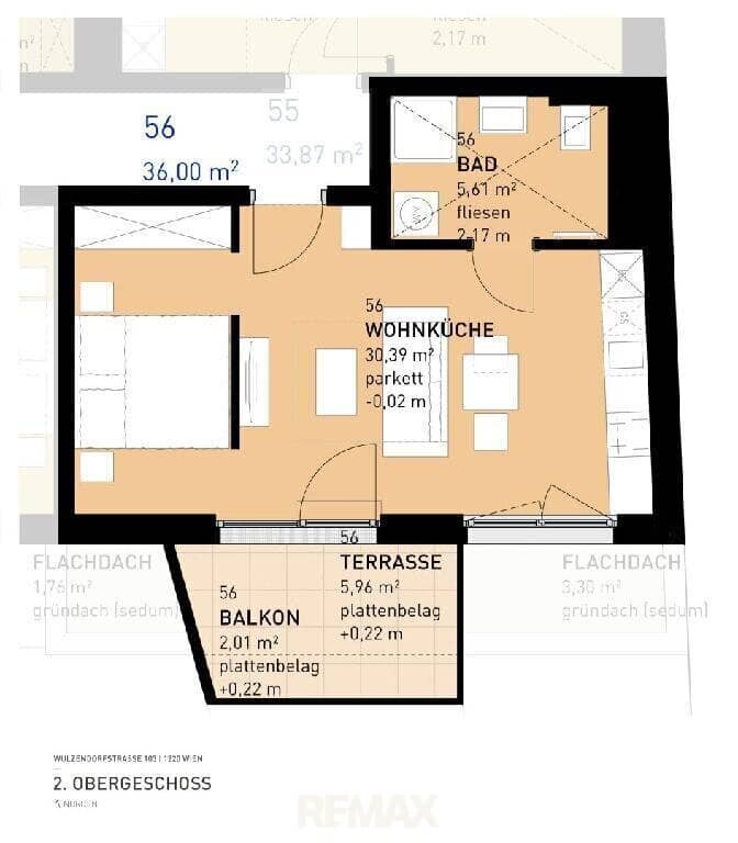 Neubauwohnung mit Balkon und Terrasse nahe Donauinsel