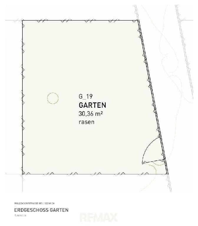 Vorsorgewohnung mit Loggia und Garten in Aspern