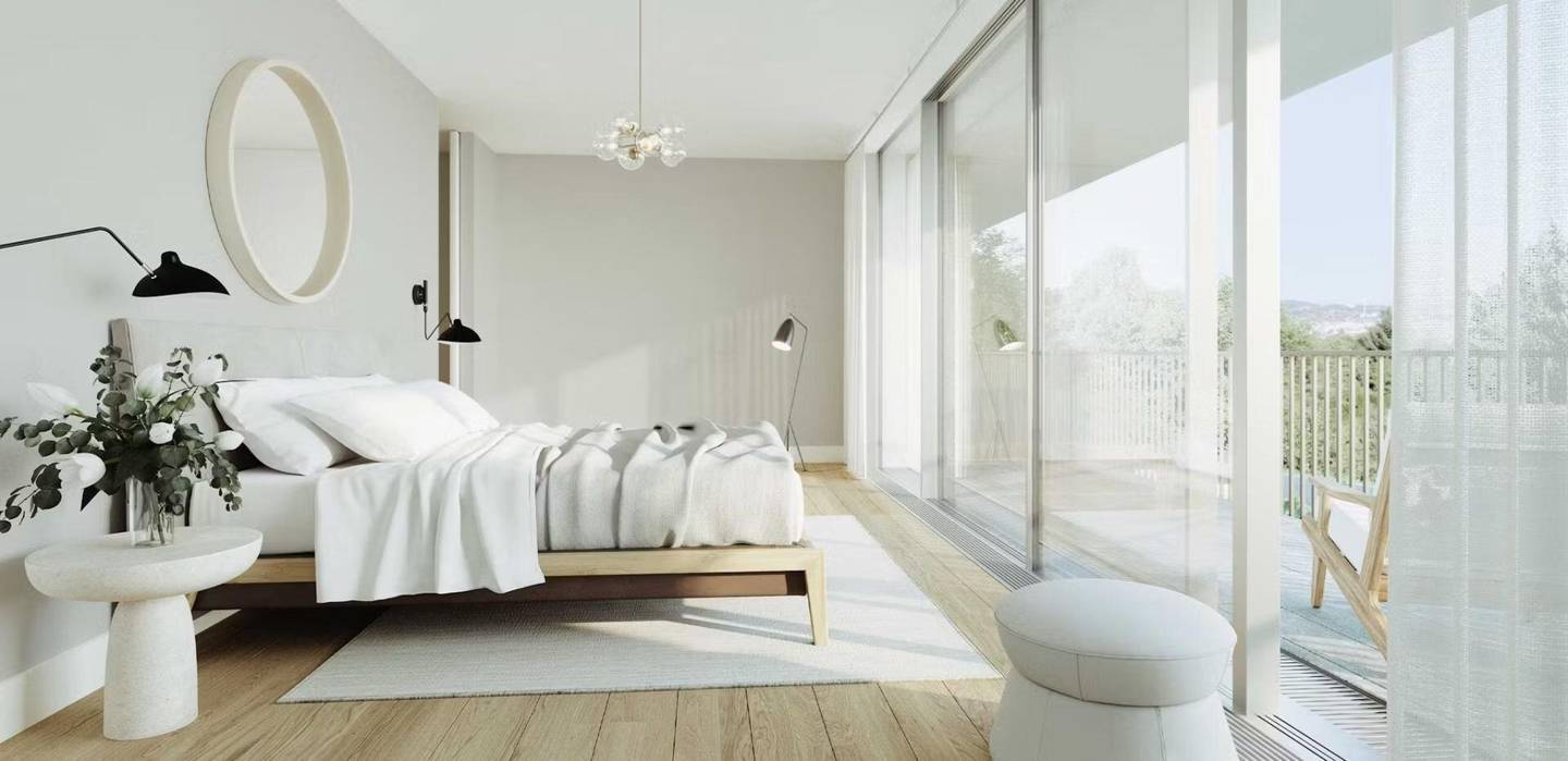Light-Filled Apartment with Balcony and Underfloor Heating