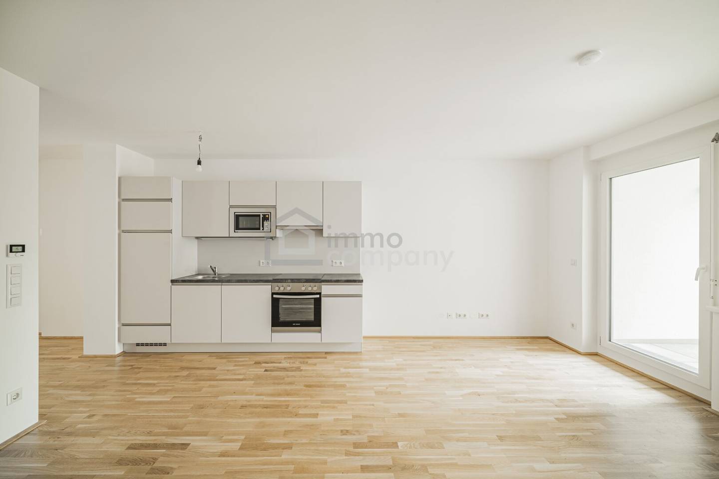 New build apartment with loggia and garage