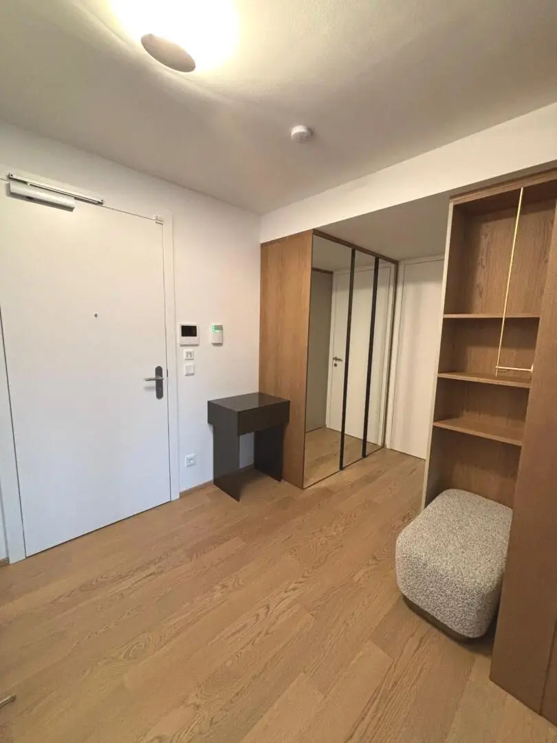 New build apartment with two terraces and green view