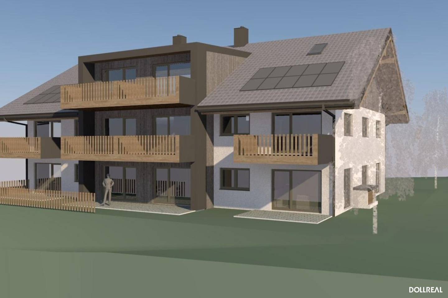 Baugrundstück mit Baugenehmigung in sonniger Lage