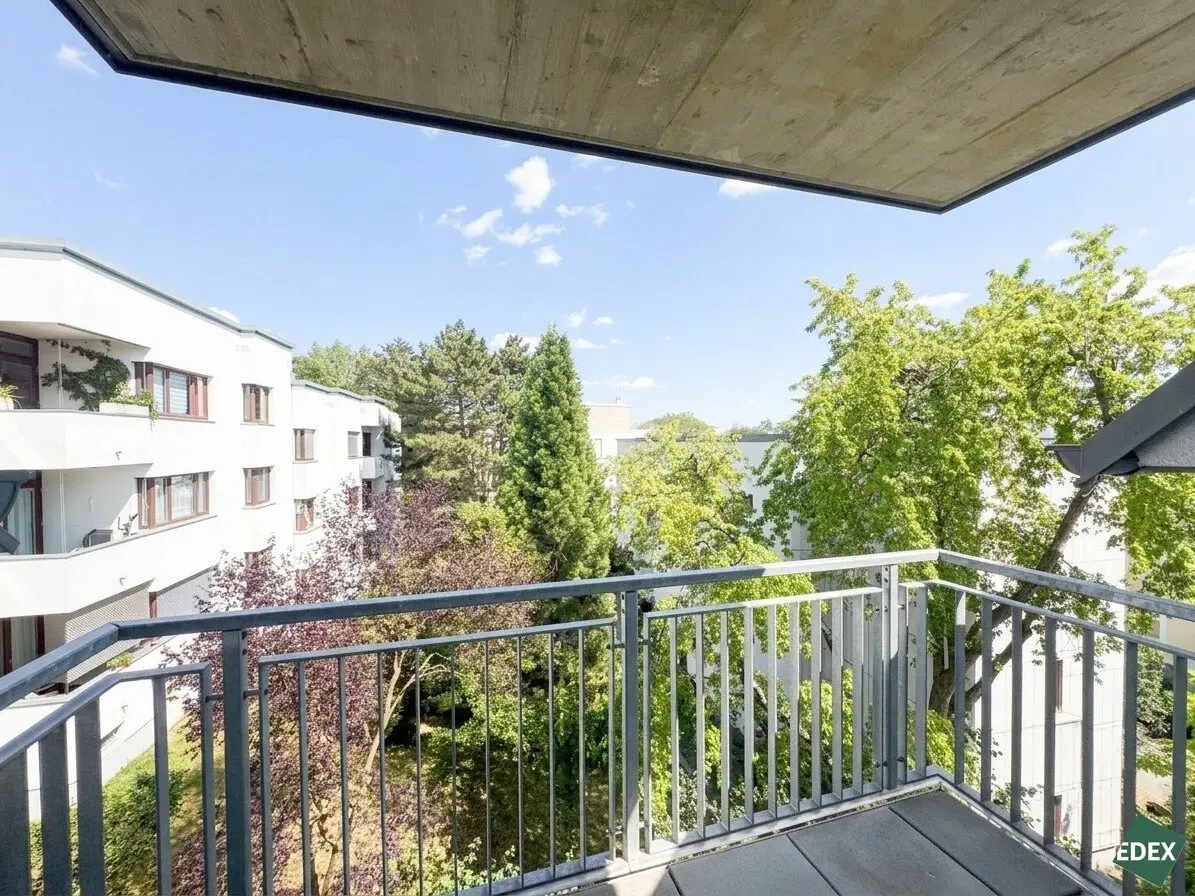 Attraktive 2-Zimmer-Neubauwohnung mit 17 m² Südwestbalkon in Ruhelage