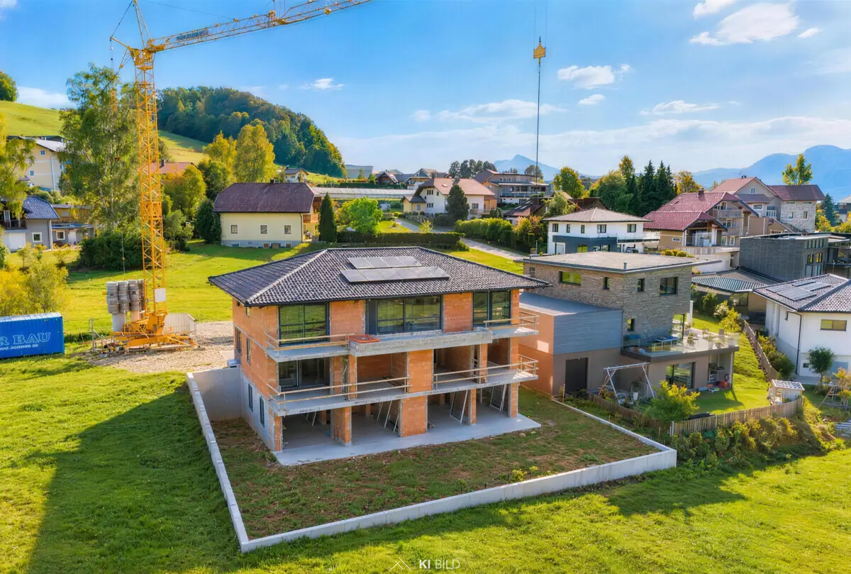 Maisonettewohnung mit Garten und Terrasse am Mondseeberg