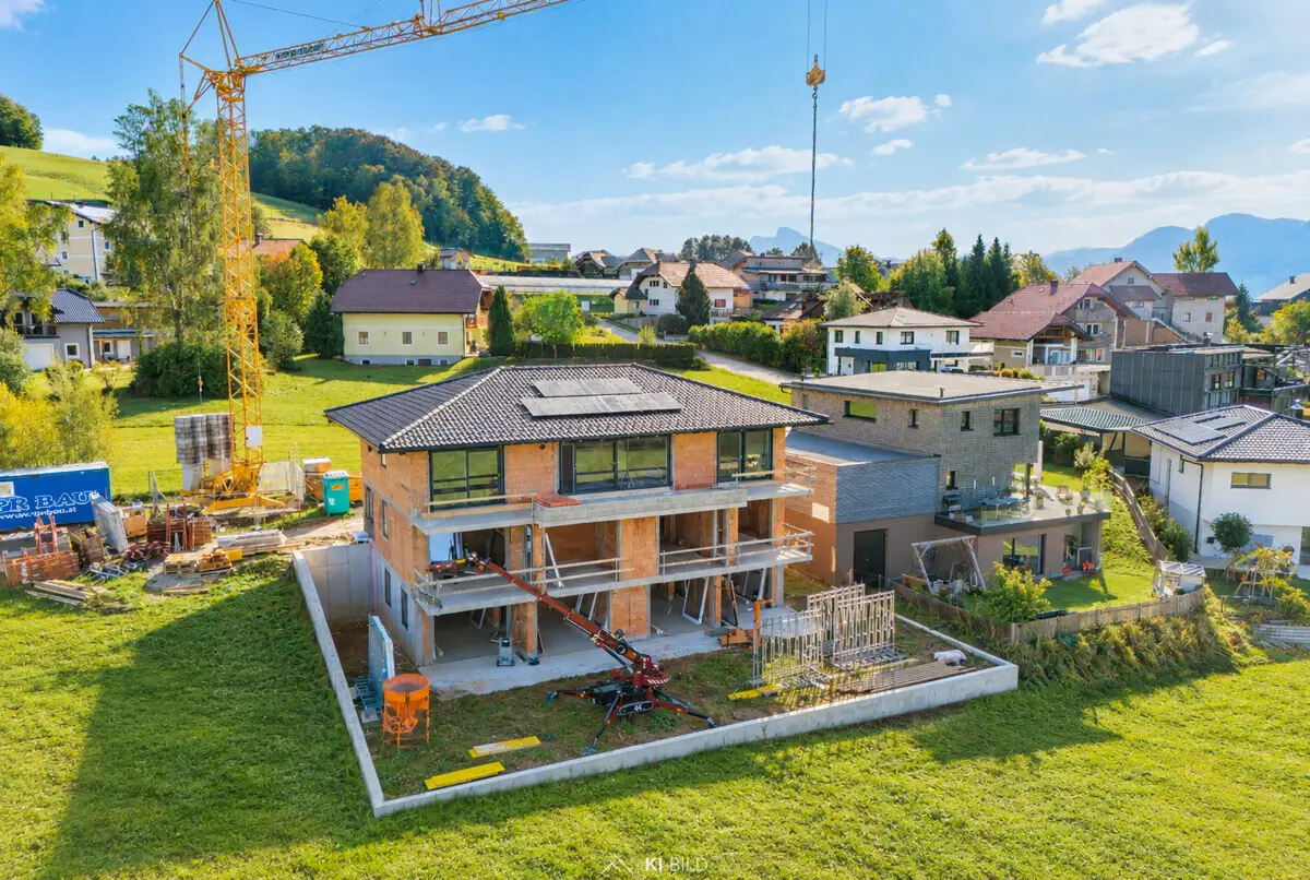 Maisonettewohnung mit Garten und Terrasse am Mondseeberg