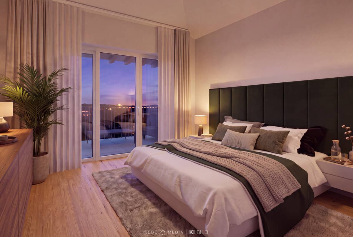 Attic apartment Mondsee terrace
