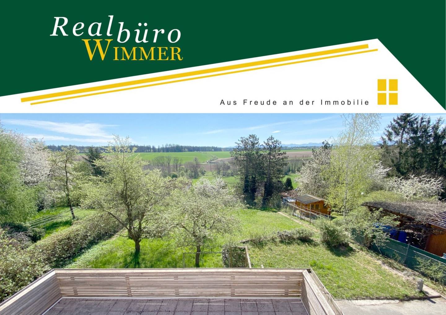 Einfamilienhaus mit Panoramablick und großem Garten