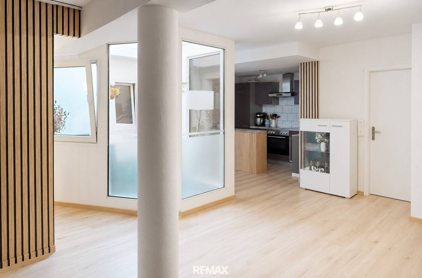 Vermietete Wohnung mit Innenhof und Holzofen im Zentrum