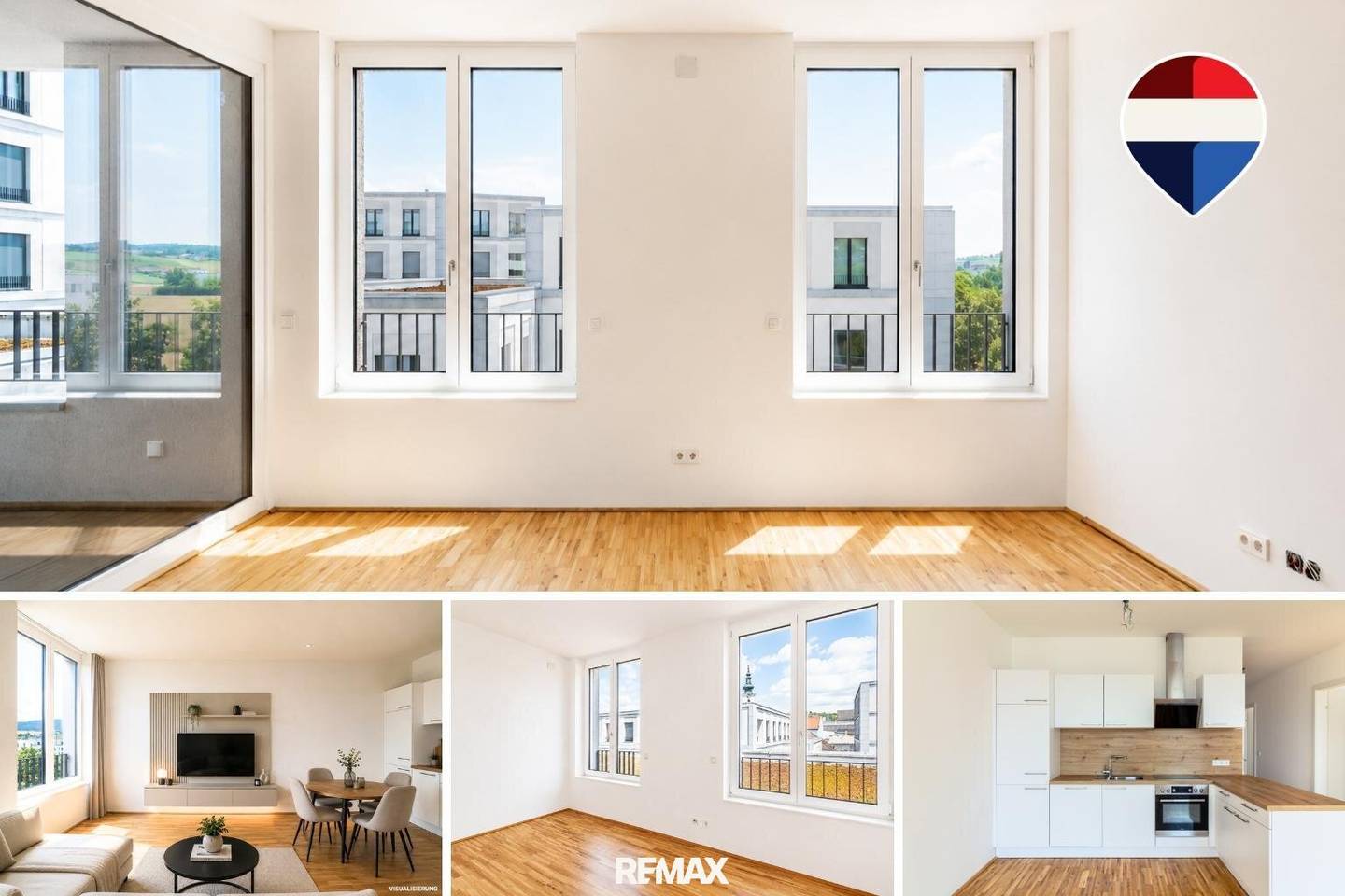 Moderne 3 Zimmer Wohnung mit Loggia und Tiefgarage