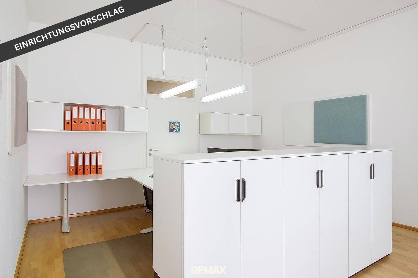 Klimatisierte Gewerbefläche mit Parkplätzen