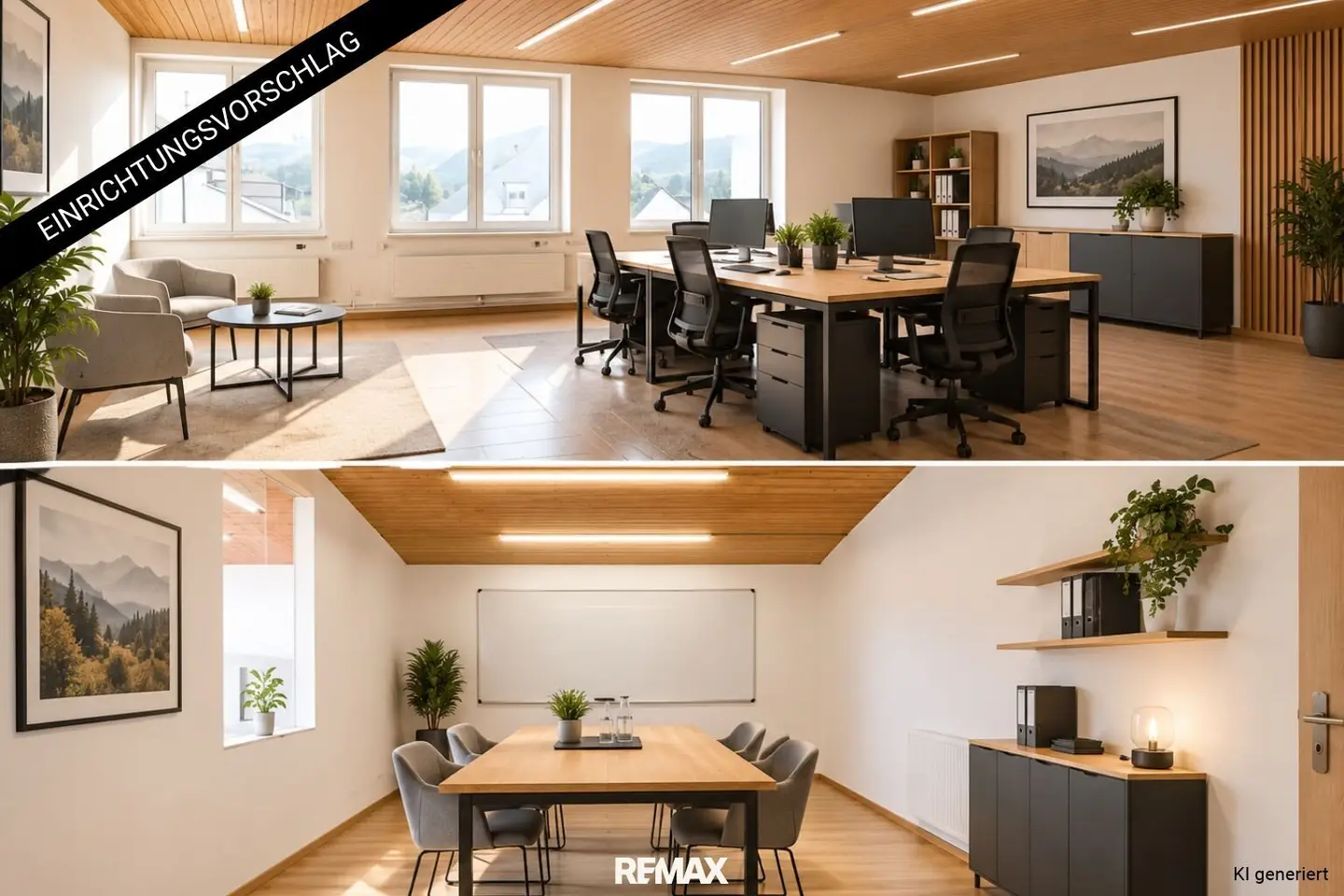 Bright commercial space with flexible layout