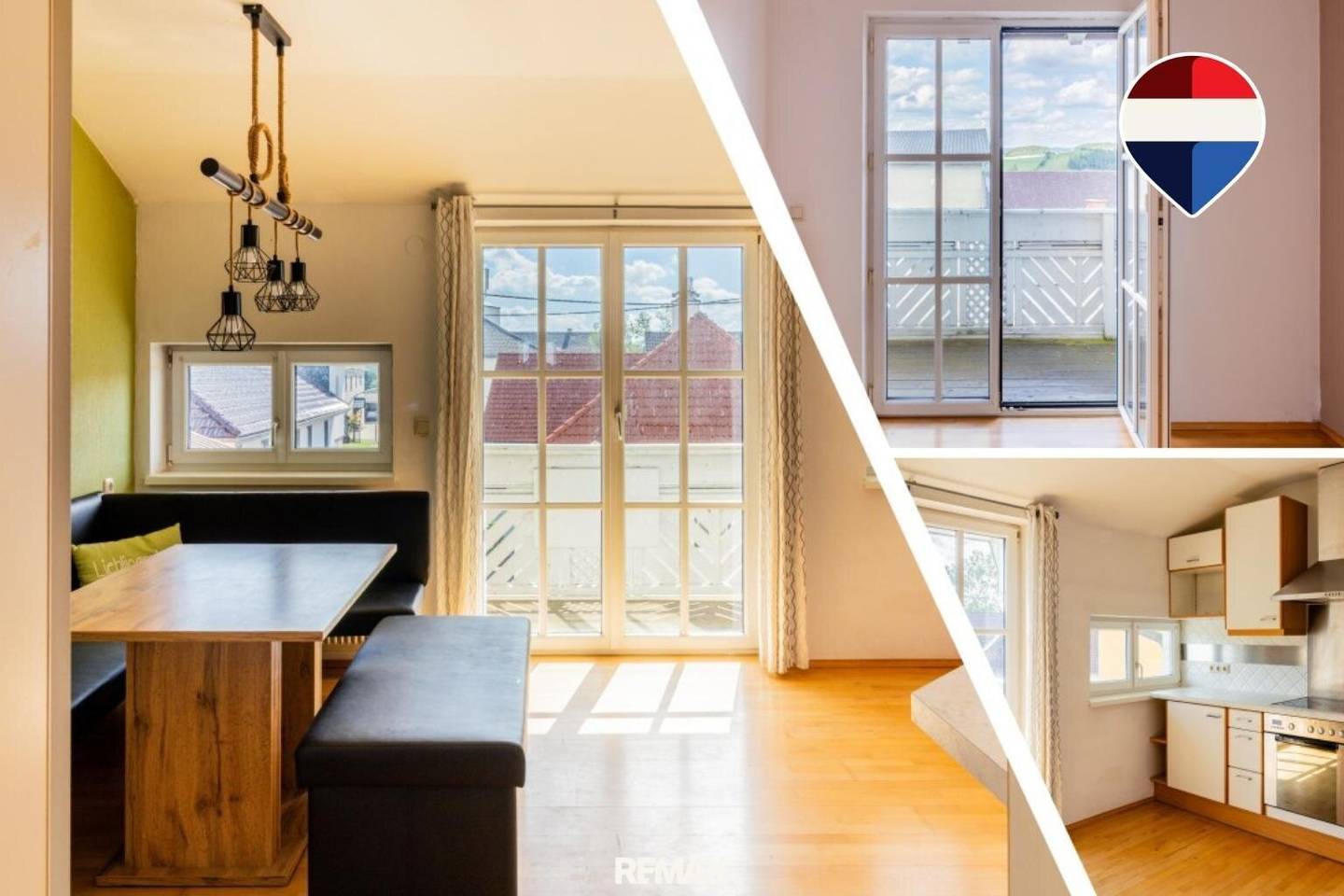 Zentrale 3 Zimmer Wohnung mit 2 Balkonen in Reichenthal