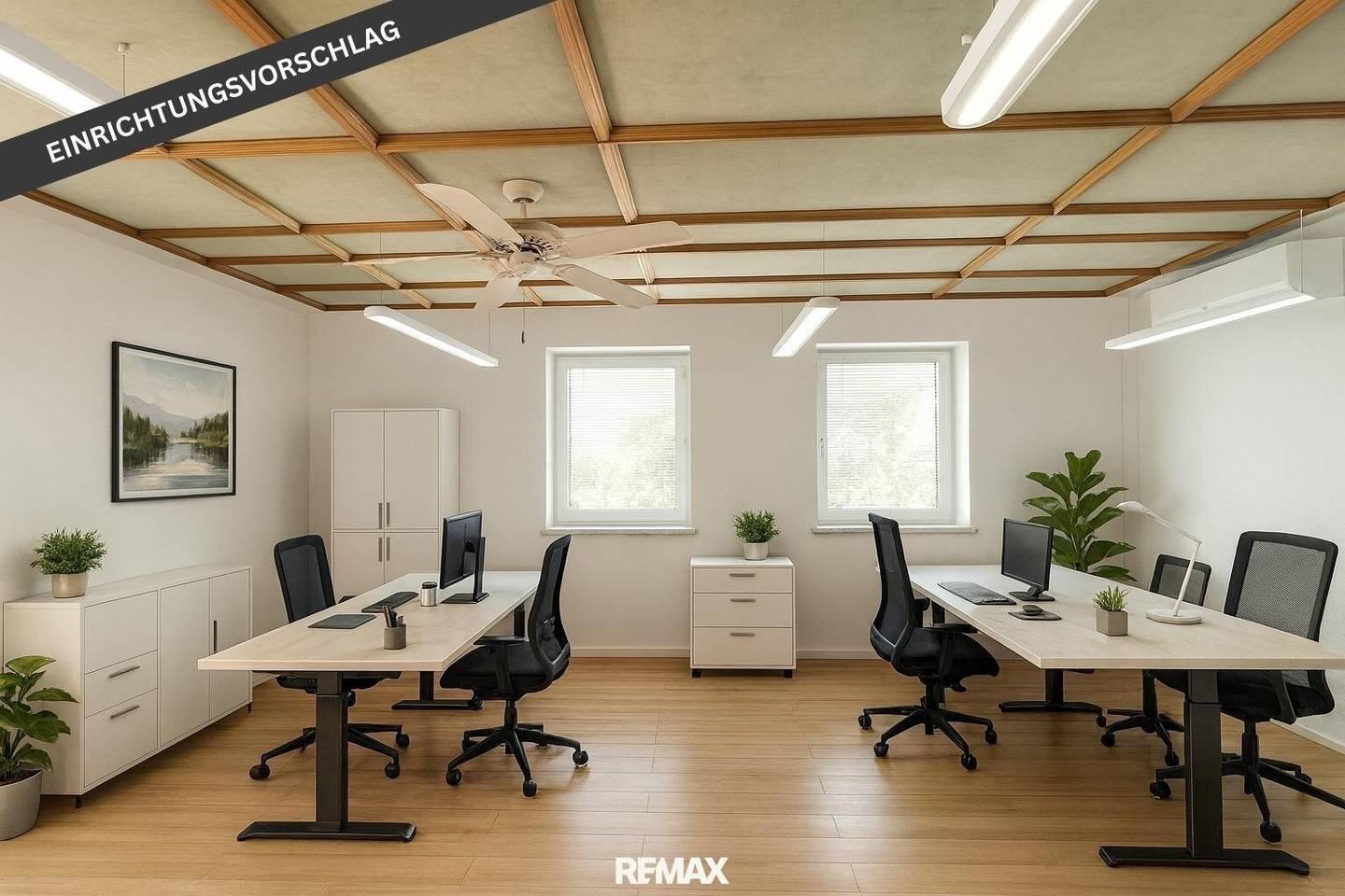 Office Space with Air Conditioning and Parking