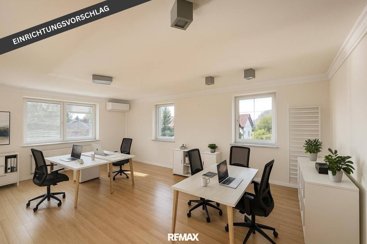 Office Space with Air Conditioning and Parking