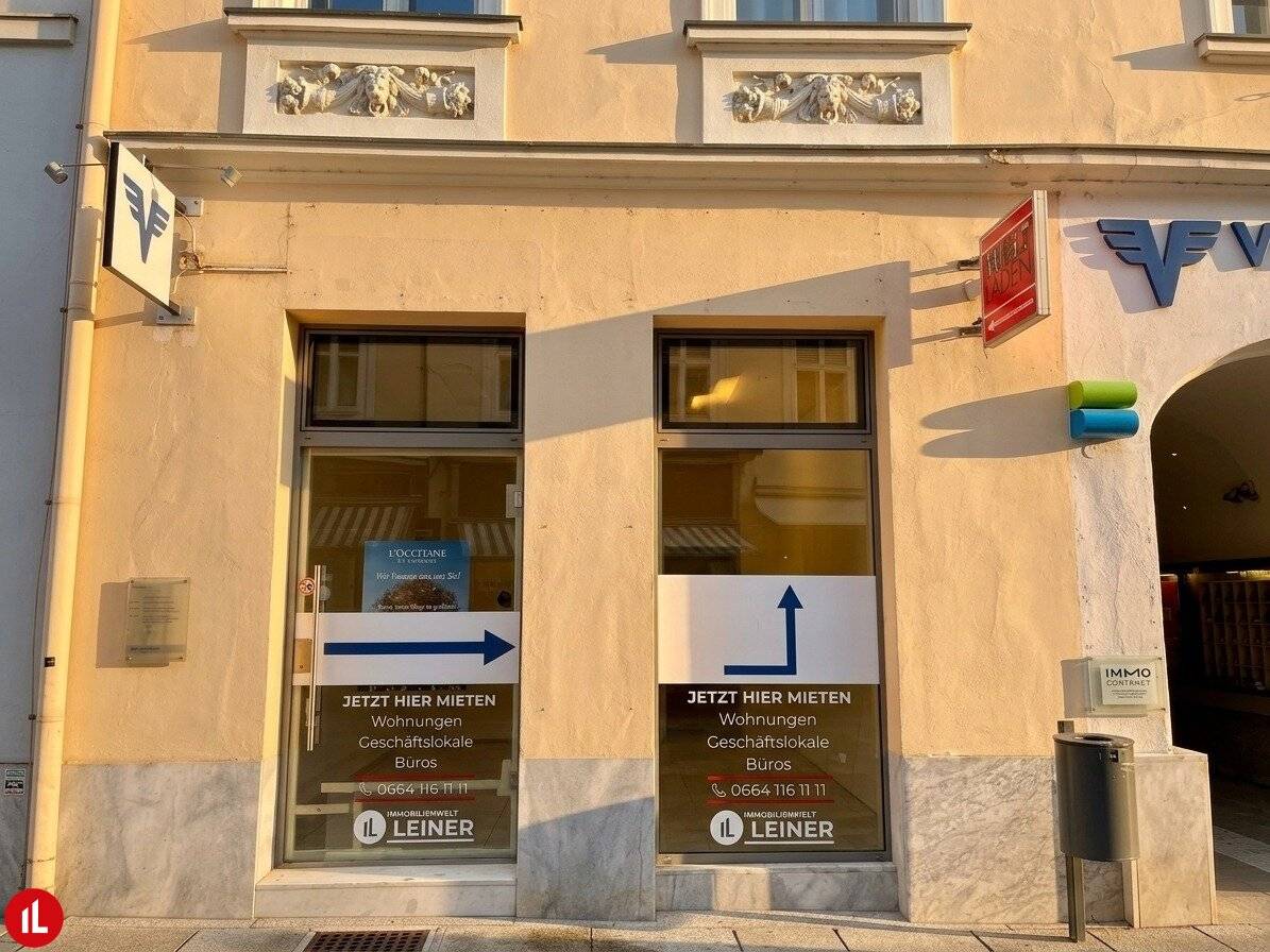 Retail Space with Large Display Windows in Central Baden