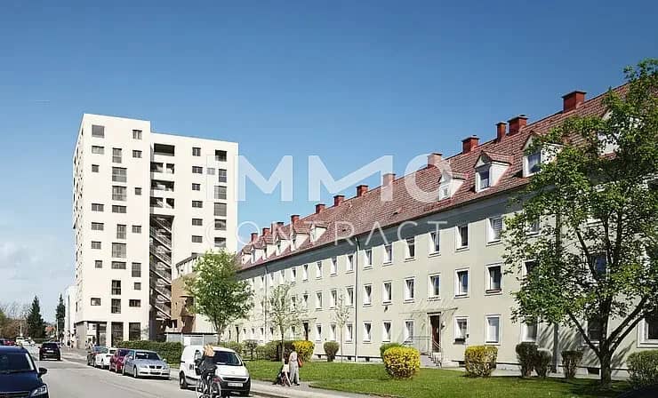 Anlegerwohnung im Bauherrenmodell mit Loggia und Dachterrasse
