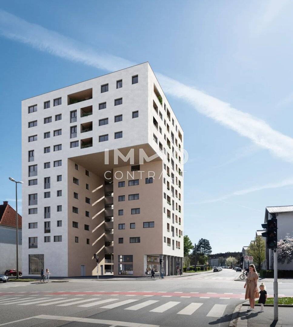 Anlegerwohnung im Bauherrenmodell mit Loggia und Dachterrasse
