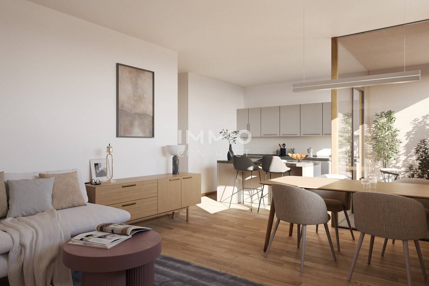 Anlegerwohnung im Bauherrenmodell mit Loggia und Dachterrasse