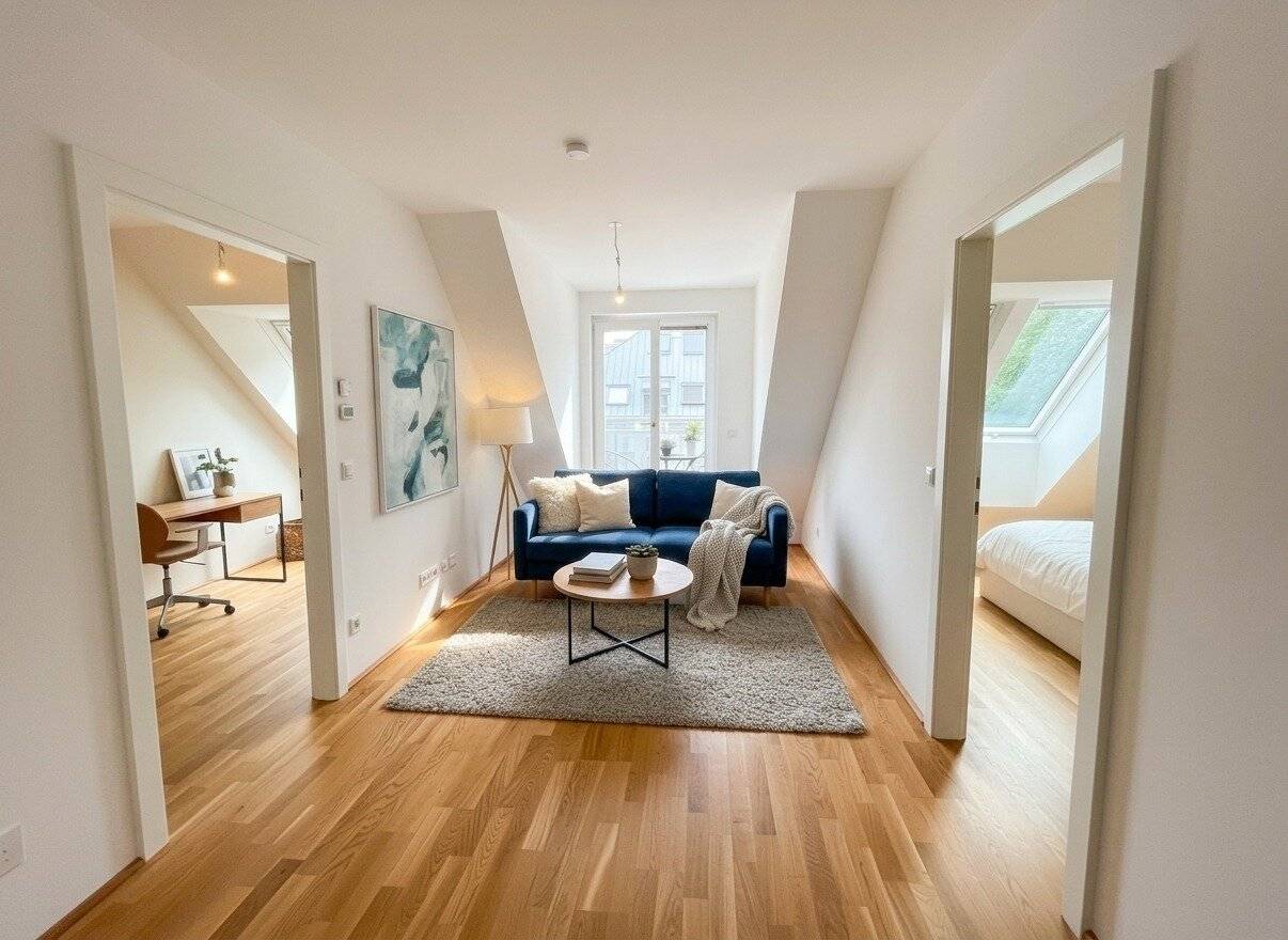 New build apartment with balcony and underground parking near U6