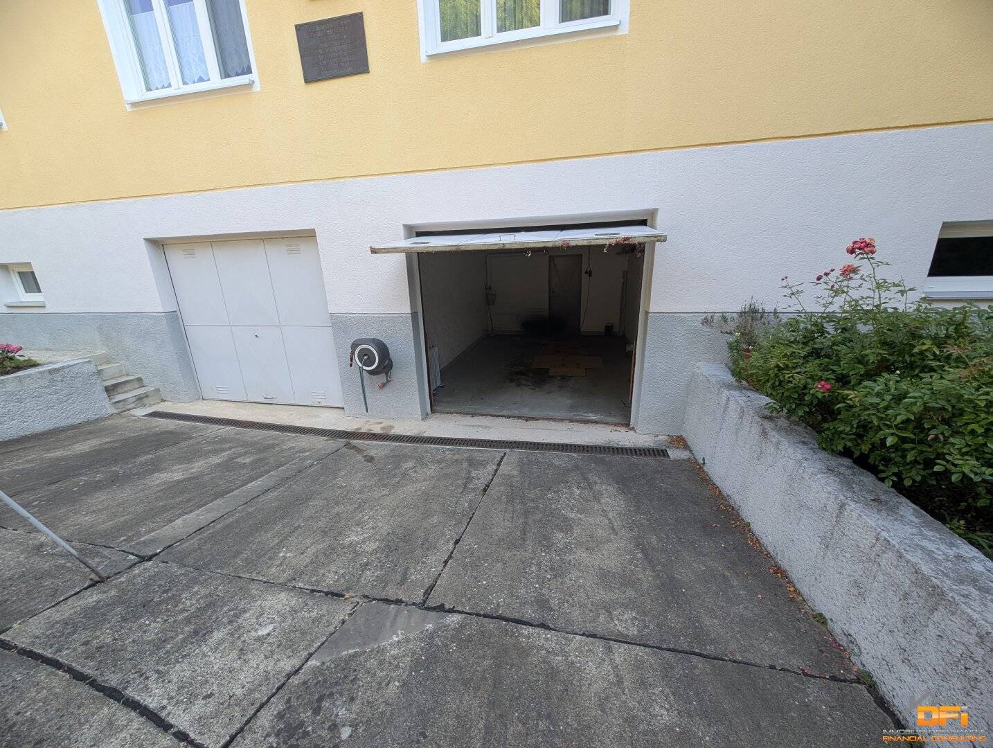 Single garage well laid out with private driveway
