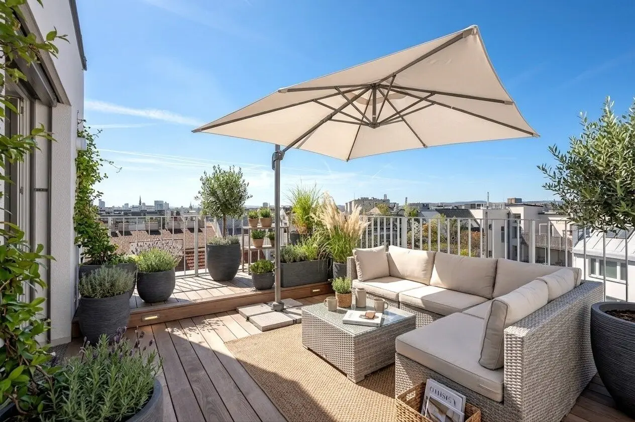 NEW exceptional four room penthouse apartment first occupancy prime location