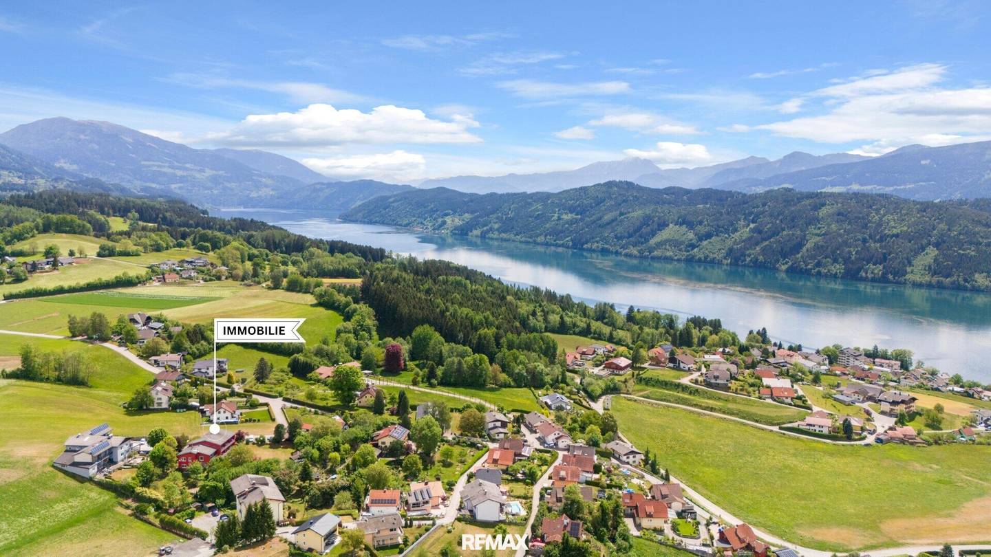 Mehrfamilienhaus mit Panoramablick und großem Gartengrundstück in Seeboden
