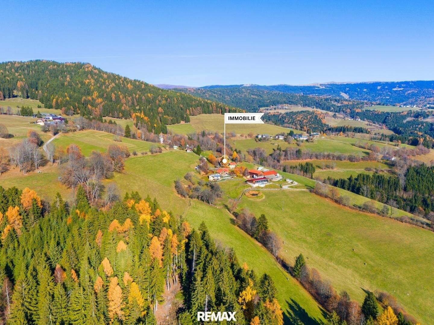 Landhaus mit Ausblick und Jagdrevier
